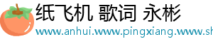 纸飞机 歌词 永彬